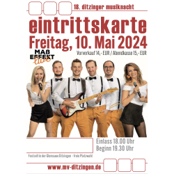 Ditzinger Musiknacht 10.05.24 - Eintrittskarte